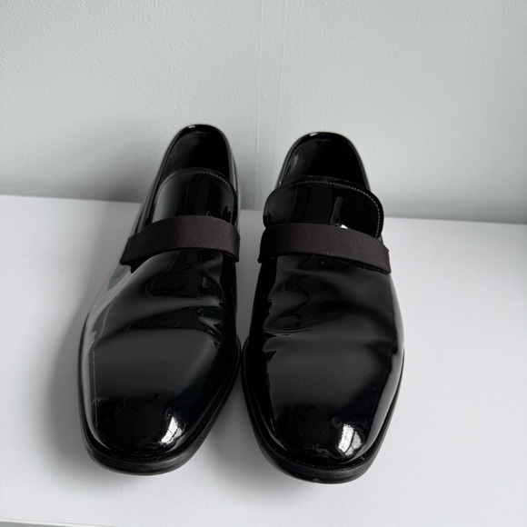 Salvatore Ferragamo Black Patent Leather Loafers main image 11
